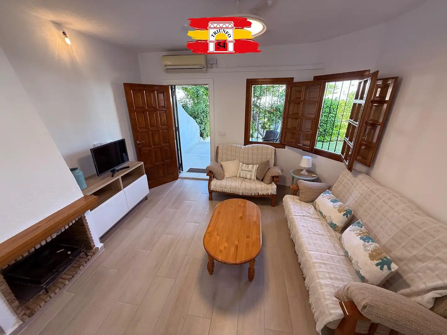 Sala de estar de Planta baja en venta en Pilar de la Horadada con Aire acondicionado, Jardín privado y Terraza