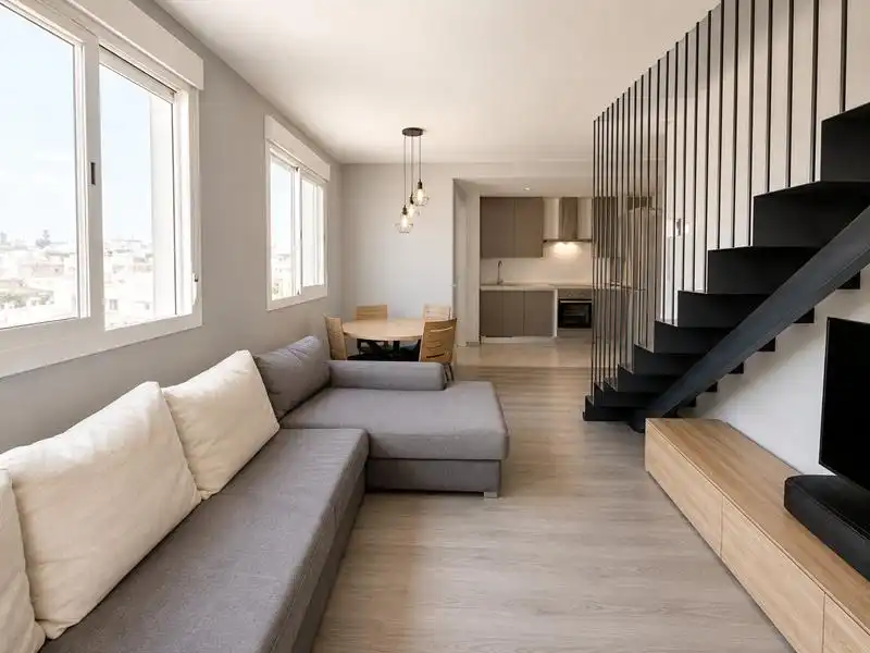 Sala de estar de Ático en venta en Estepona con Aire acondicionado, Calefacción y Terraza