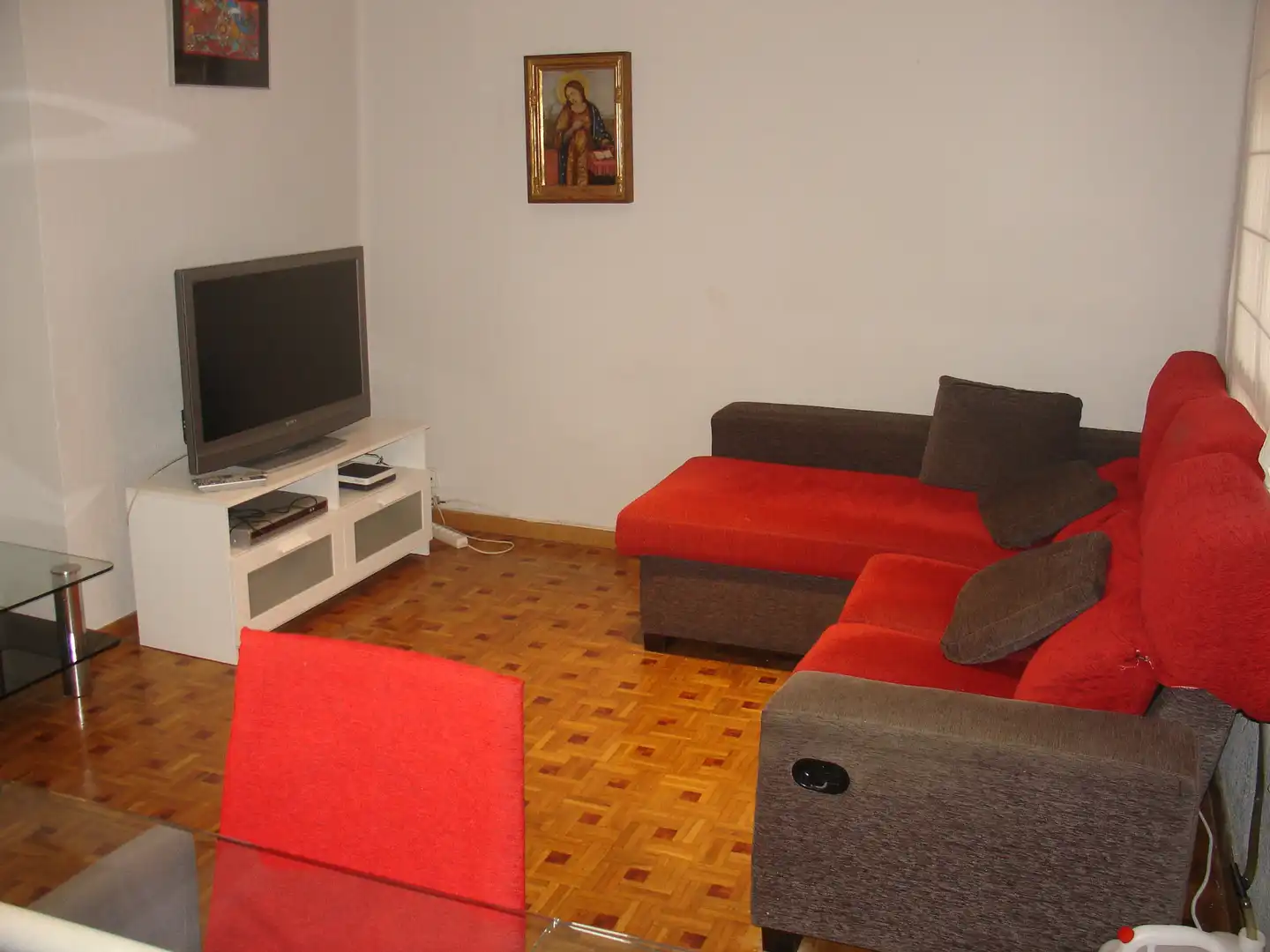 Sala d'estar de Pis en venda en Valencia amb Aire condicionat, Jardí privat i Moblat