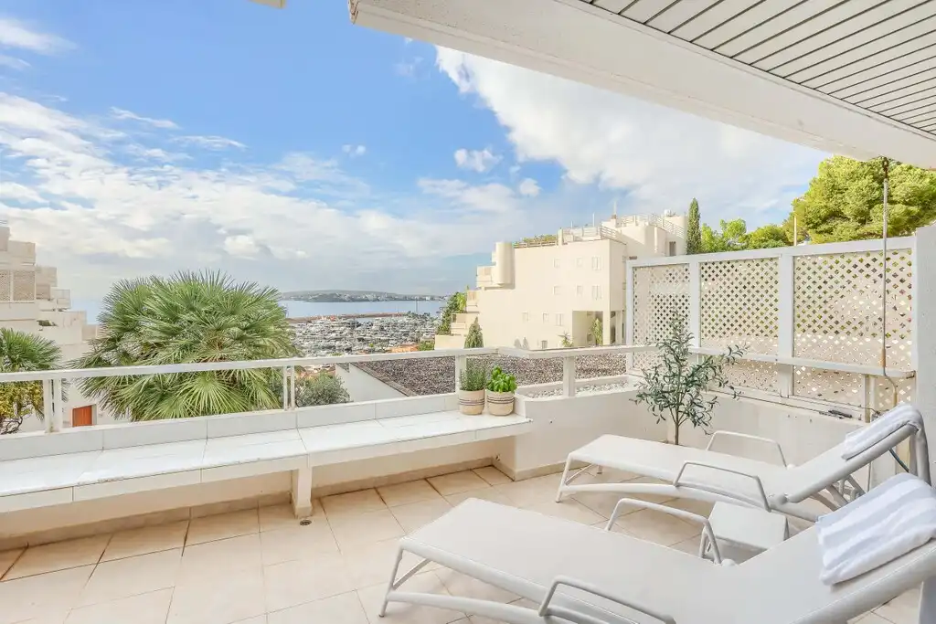 Terraza de Apartamento en venta en Calvià con Aire acondicionado, Jardín privado y Terraza