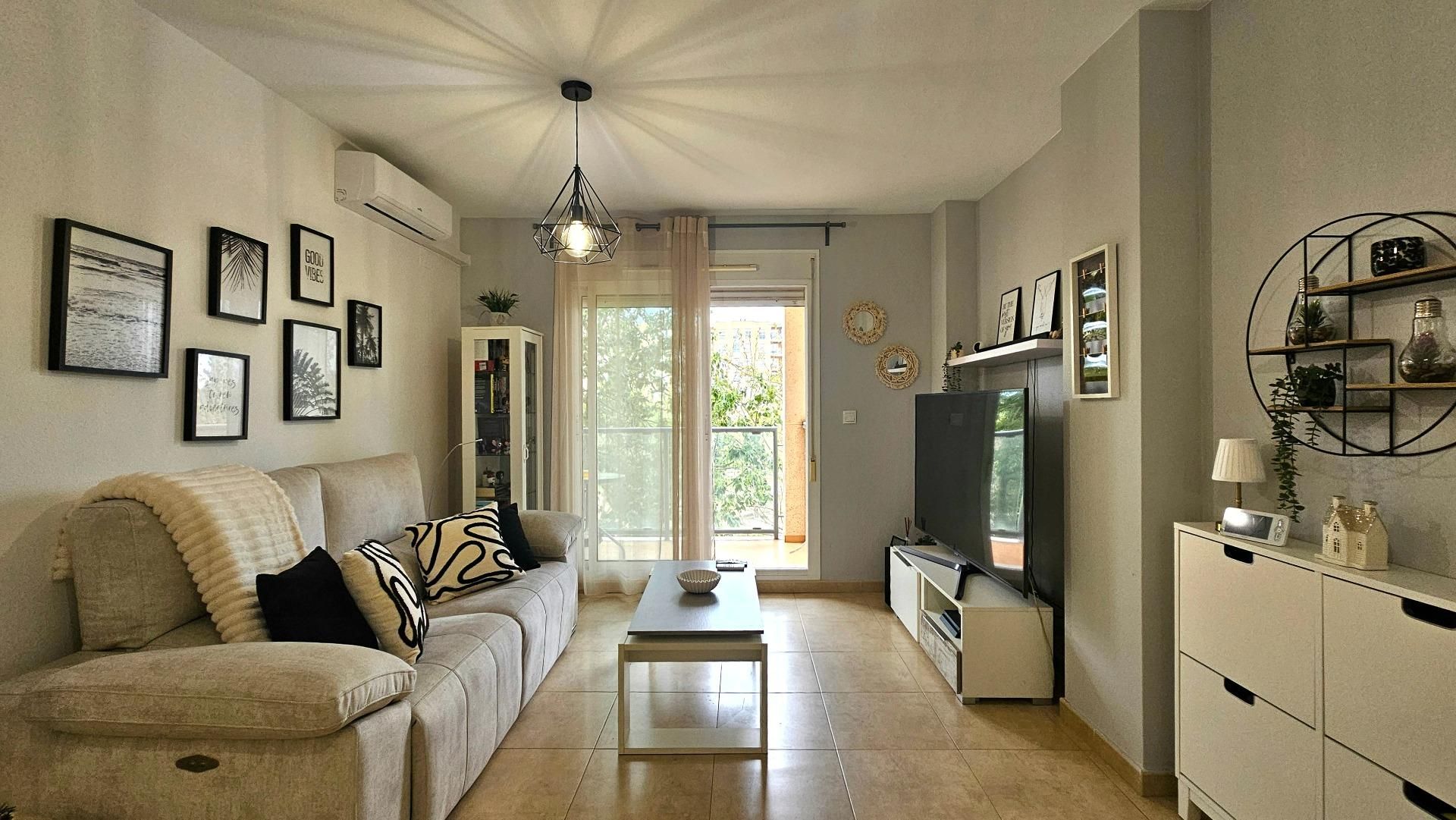 Sala de estar de Piso en venta en Cartagena con Aire acondicionado, Terraza y Balcón