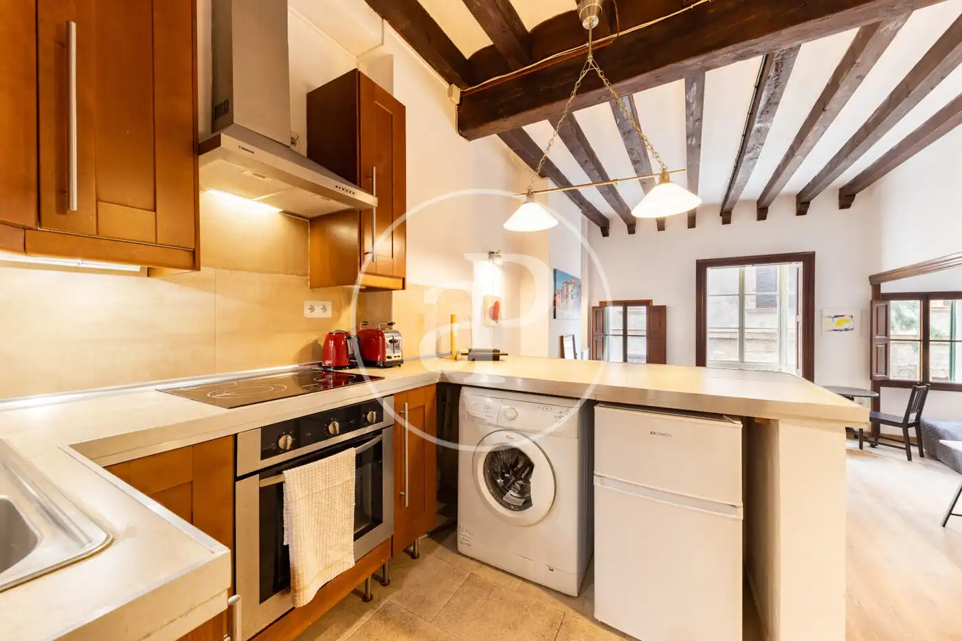 Cocina de Piso de alquiler en  Palma de Mallorca con Aire acondicionado y Amueblado