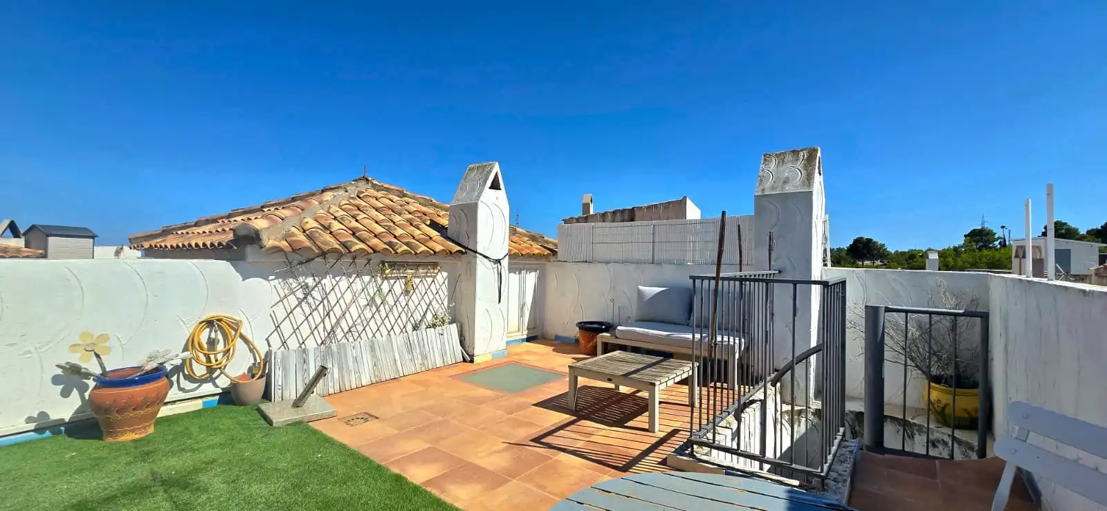 Terrassa de Casa adosada en venda en La Nucia amb Terrassa, Traster i Moblat