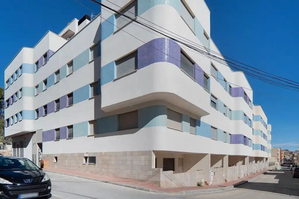 Exterior view of Flat for sale in Calasparra  with Heating, Storage room and Swimming Pool