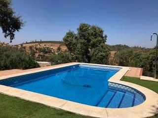 Swimming pool of House or chalet for sale in Guillena  with Air Conditioner, Private garden and Terrace