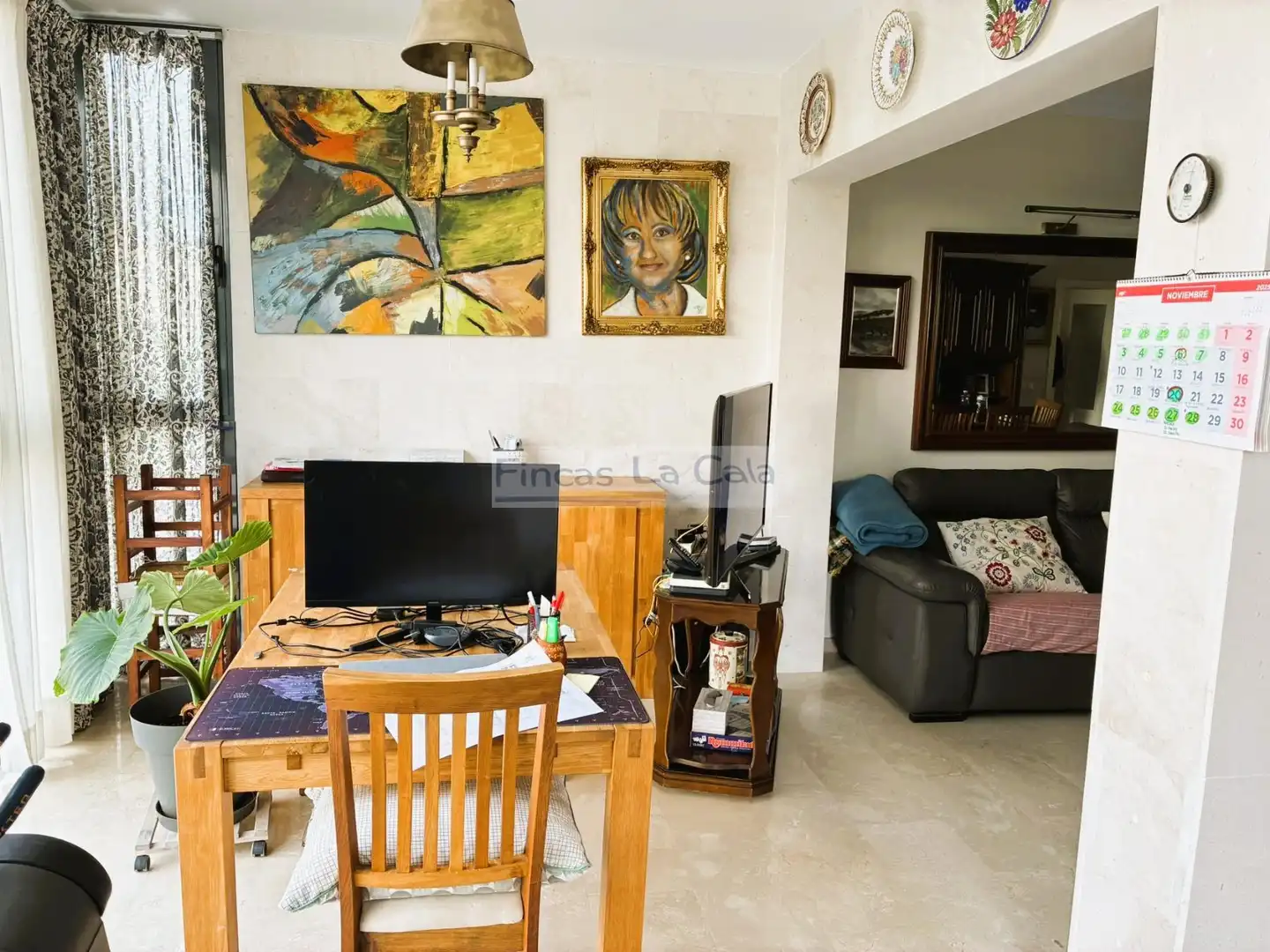 Wohnzimmer von Wohnungen zum Verkauf in Villajoyosa / La Vila Joiosa mit Klimaanlage, Heizung und Terrasse