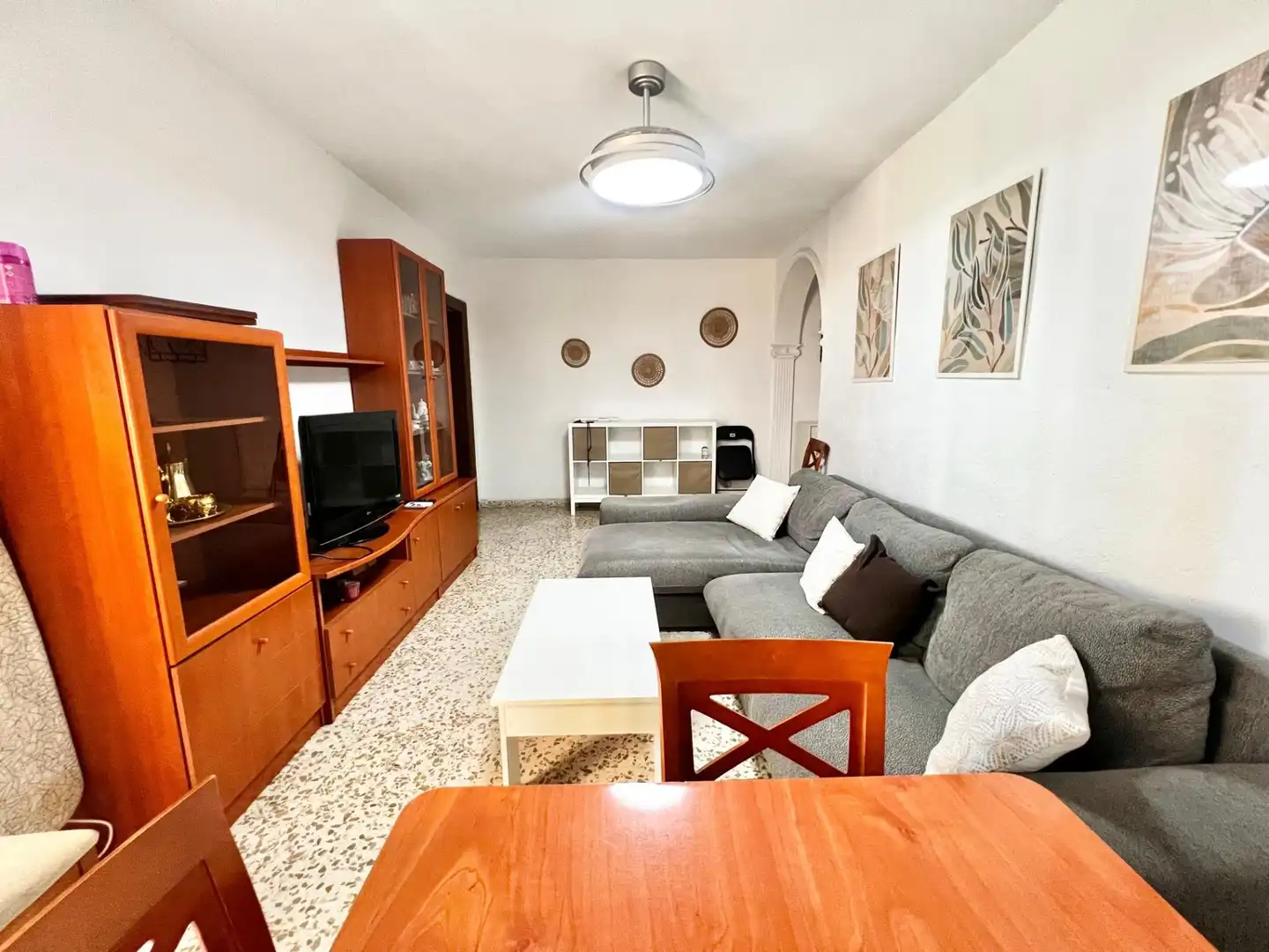 Living room of Flat for rent in Málaga  with Terrace and Furnished