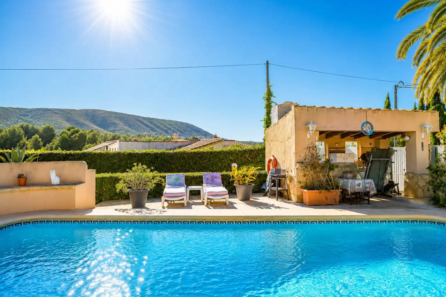 Swimming pool of Houses for sale in Jávea / Xàbia  with Air Conditioner, Heating and Private garden
