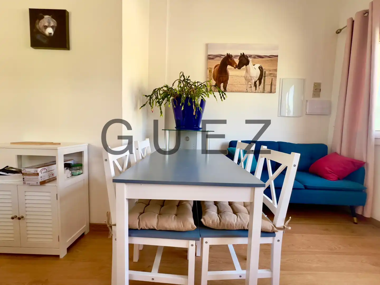 Comedor de Apartamento de alquiler en Puigcerdà con Calefacción, Jardín privado y Amueblado