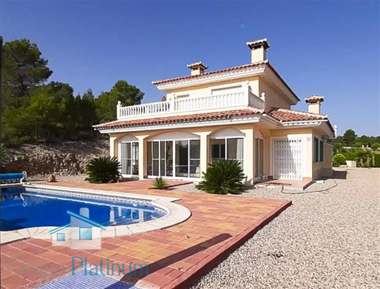 Vista exterior de Casa o xalet en venda en Lorca amb Aire condicionat, Calefacció i Jardí privat