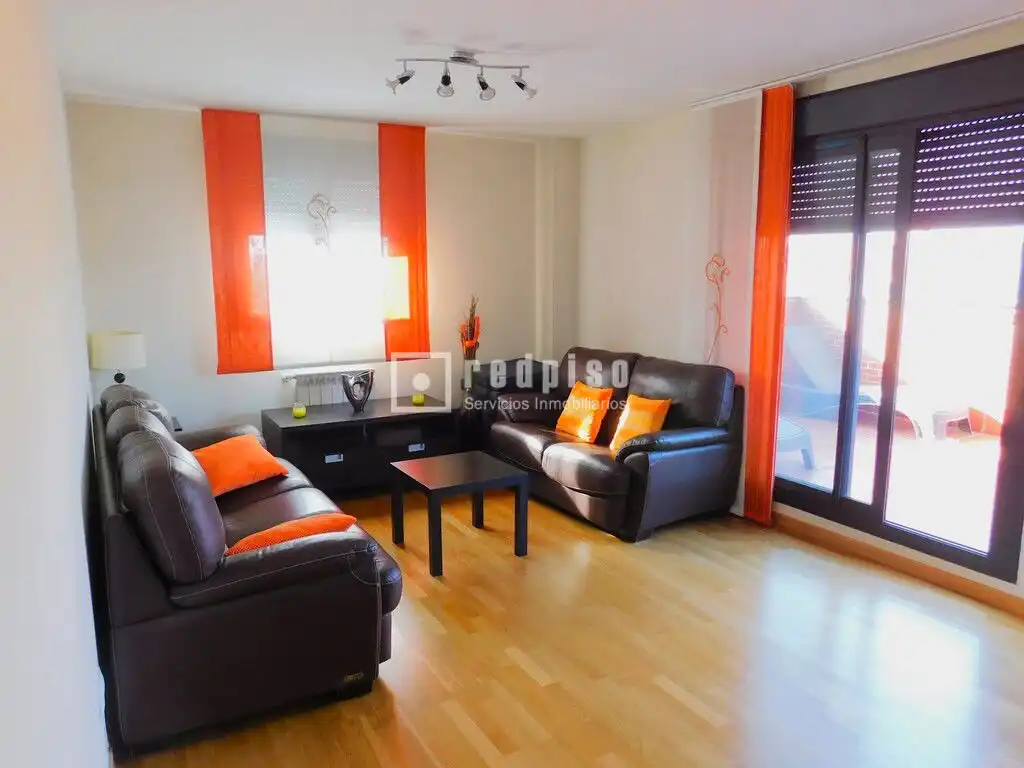 Sala de estar de Piso de alquiler en Madrid con Aire acondicionado, Calefacción y Jardín privado