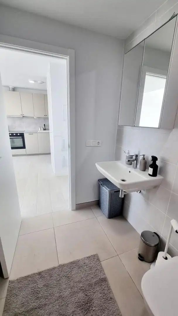 Bathroom of Attic for rent in Estepona  with Air Conditioner, Terrace and Swimming Pool