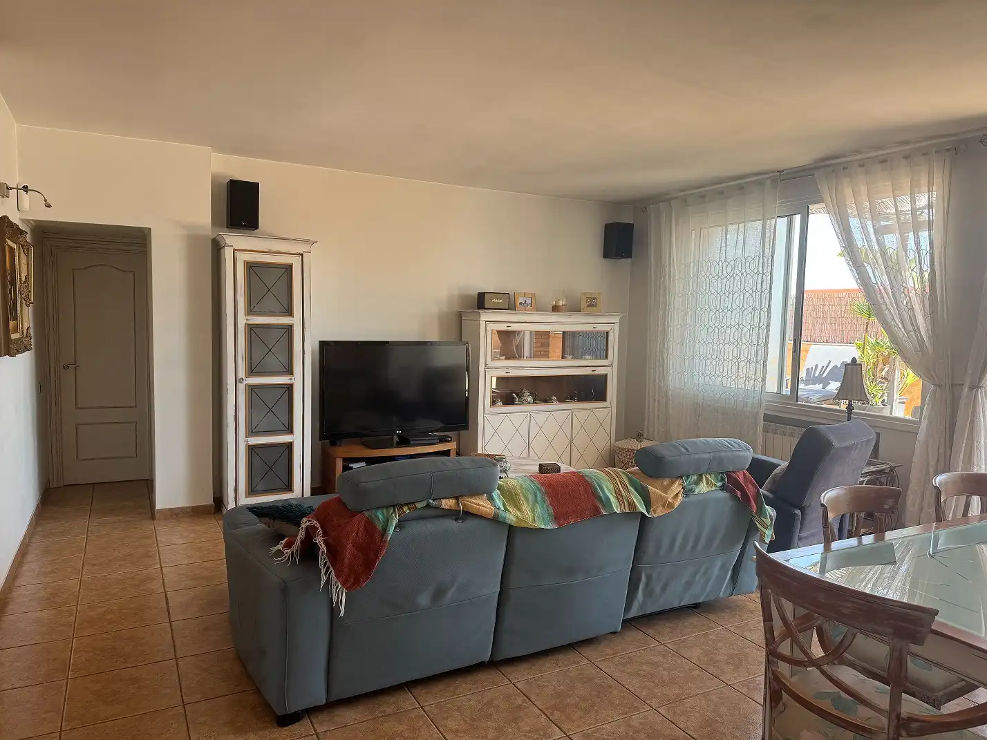 Sala d'estar de Àtic en venda en Barcelona amb Aire condicionat, Calefacció i Terrassa