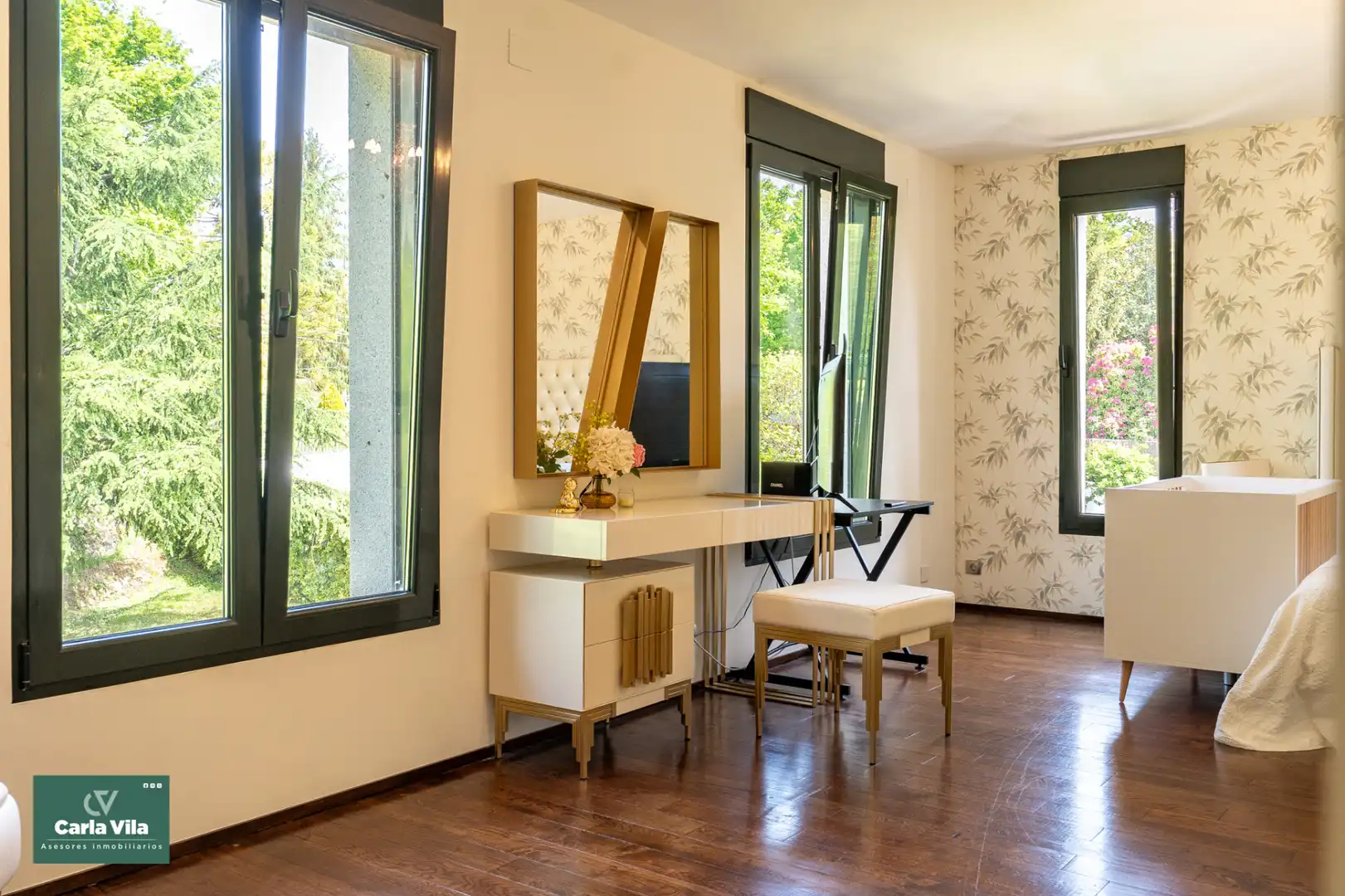 Schlafzimmer von Haus oder Chalet zum Verkauf in O Corgo   mit Heizung, Privatgarten und Parkett