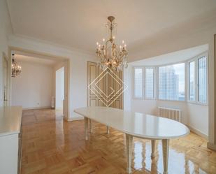 Dining room of Flat to rent in  Madrid Capital  with Air Conditioner, Heating and Pets allowed