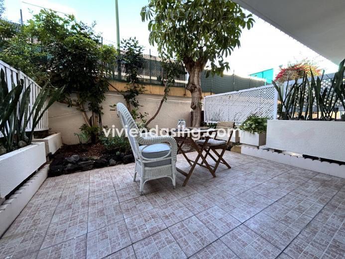 Terrassa de Estudi de lloguer en Puerto de la Cruz amb Moblat, Microones i TV