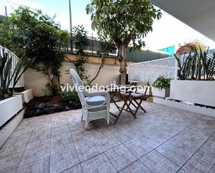 Terrace of Flat to rent in Puerto de la Cruz  with Furnished, Microwave and TV