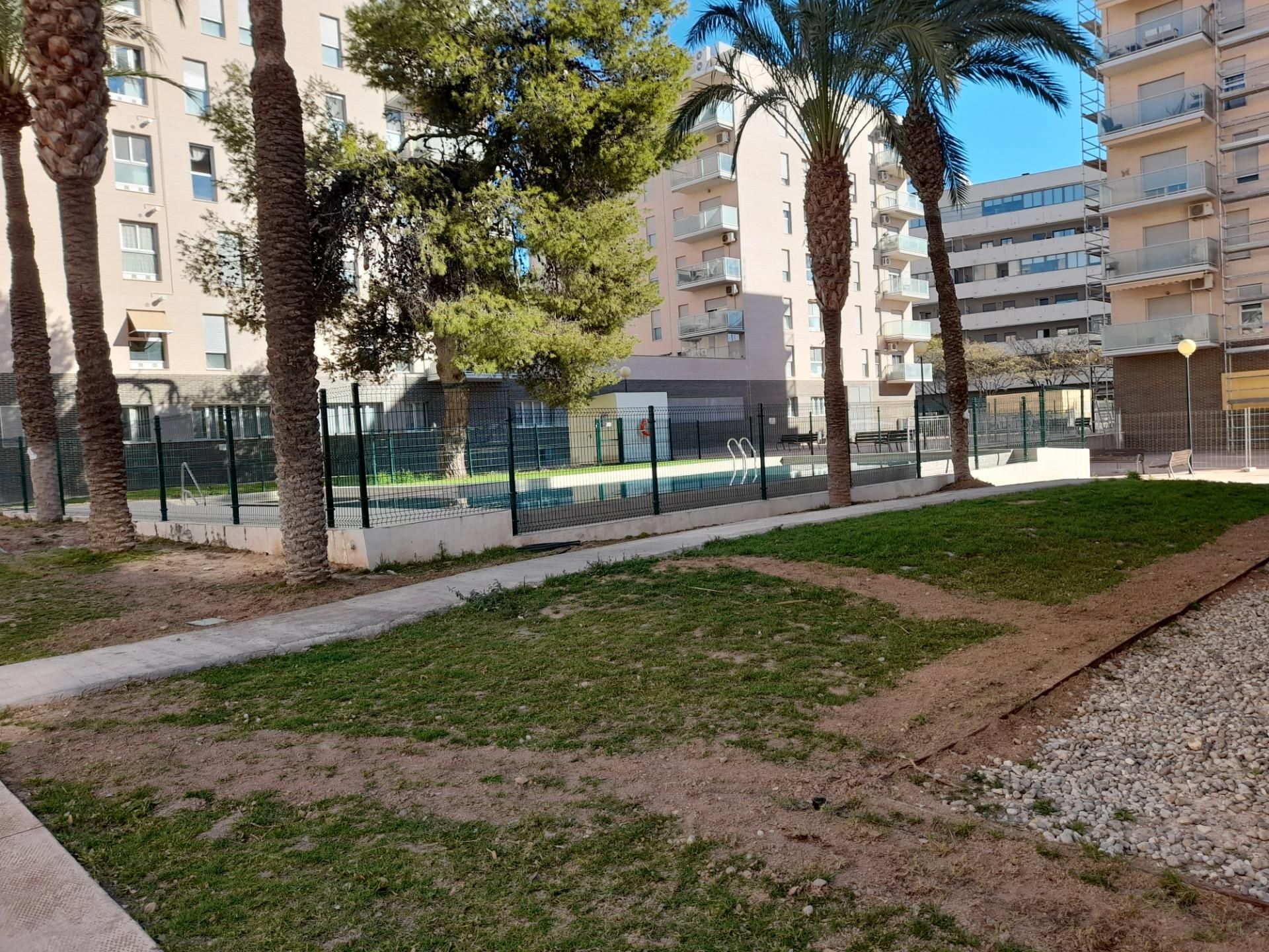 Piscina de Pis en venda en Elche / Elx amb Jardí privat, Parquet i Balcó