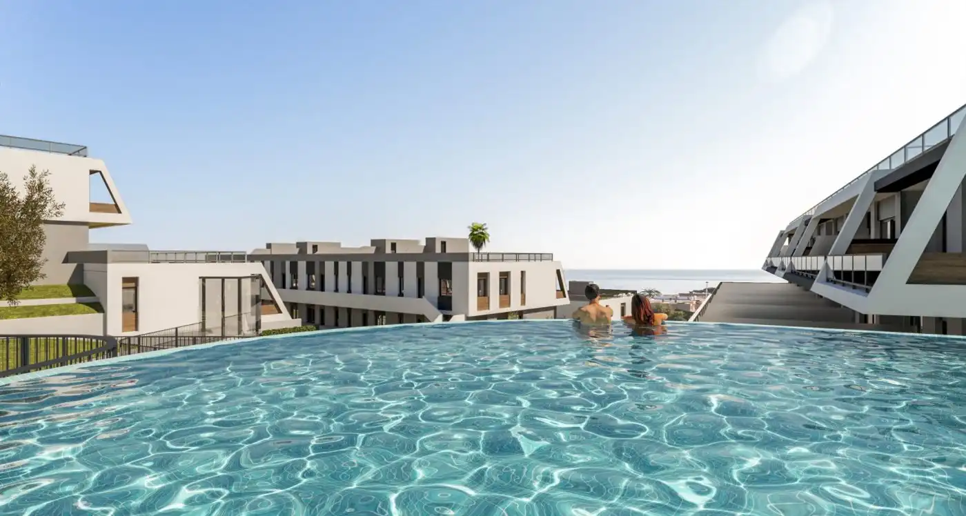 Piscina de Apartament en venda en Santa Pola amb Aire condicionat, Jardí privat i Terrassa