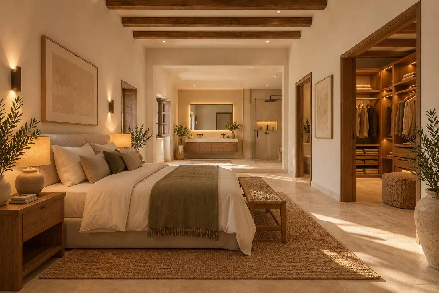 Schlafzimmer von Country house zum Verkauf in Monóvar  / Monòver mit Privatgarten und Schwimmbad