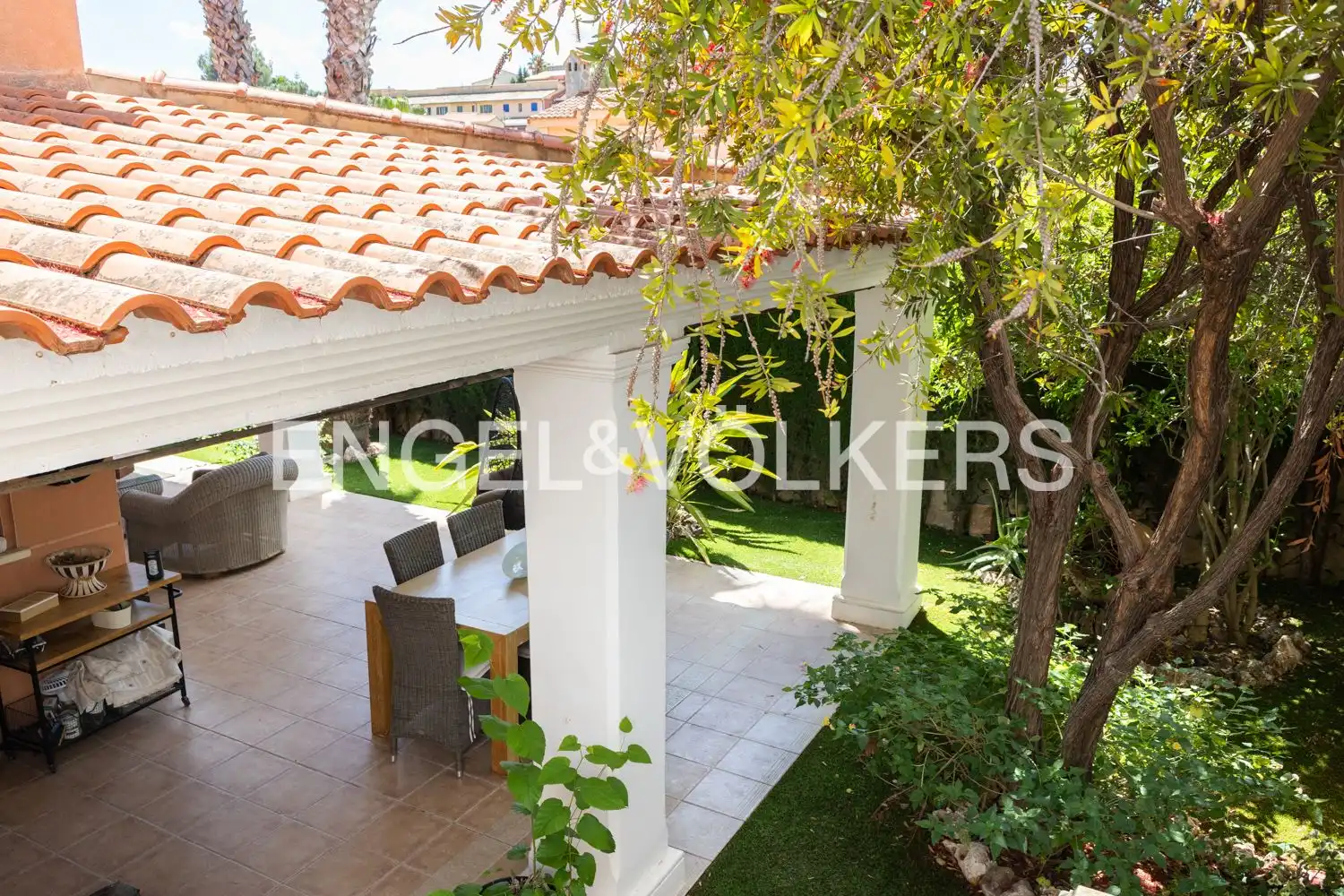 Terrace of Houses for rent in Riba-roja de Túria  with Air Conditioner, Heating and Private garden