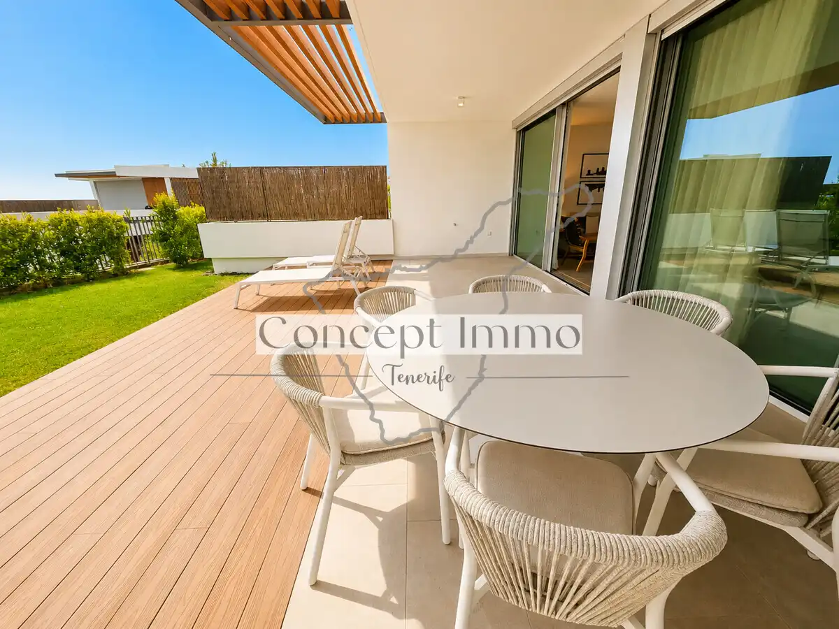 Terraza de Planta baja en venta en Guía de Isora con Aire acondicionado, Jardín privado y Terraza