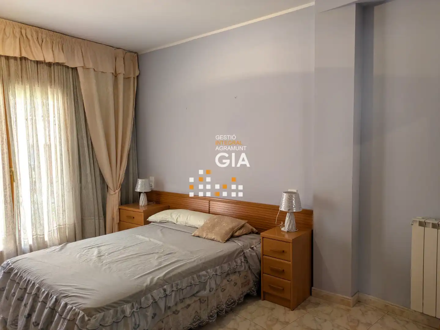 Schlafzimmer von Wohnung zum Verkauf in Agramunt mit Heizung, Möbliert und Ofen