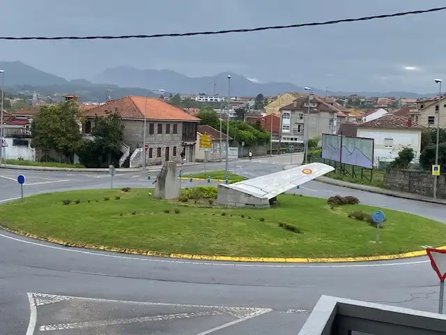 Vista exterior de Apartamento en venta en Baiona con Calefacción, Parquet y Terraza