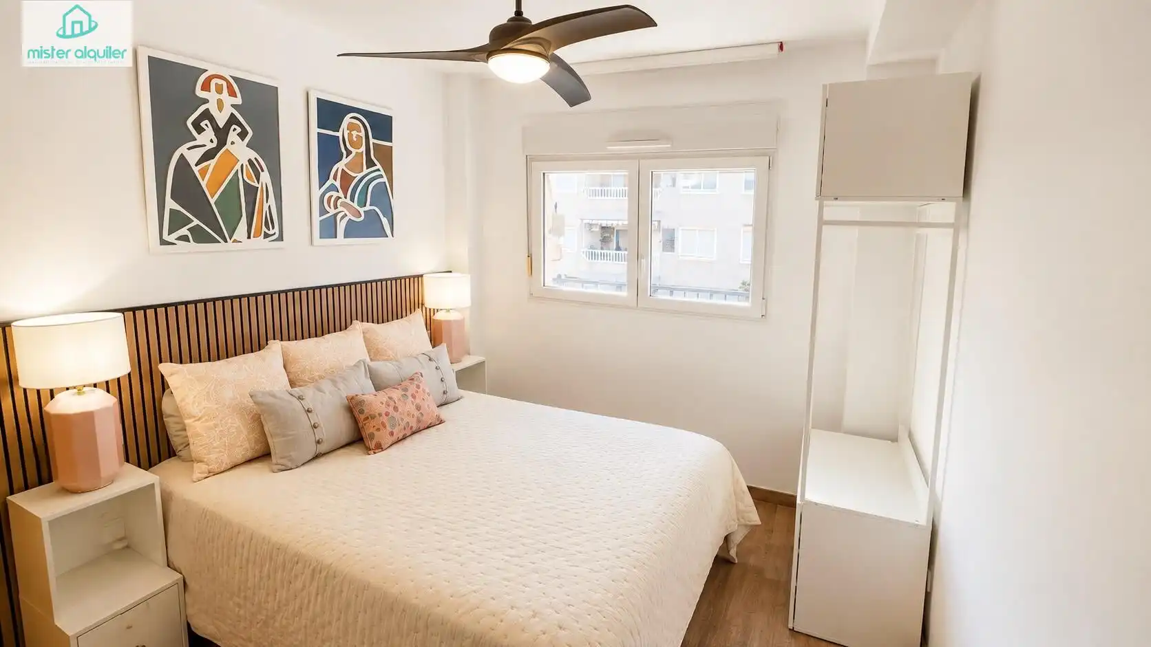 Dormitori de Apartament de lloguer en El Campello amb Aire condicionat, Calefacció i Terrassa