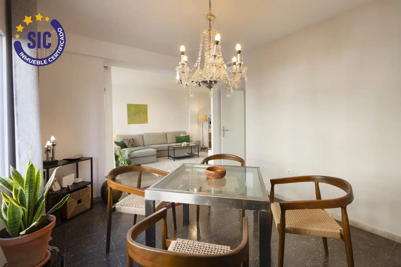 Dining room of Flat for sale in Valencia  with Air Conditioner and Terrace