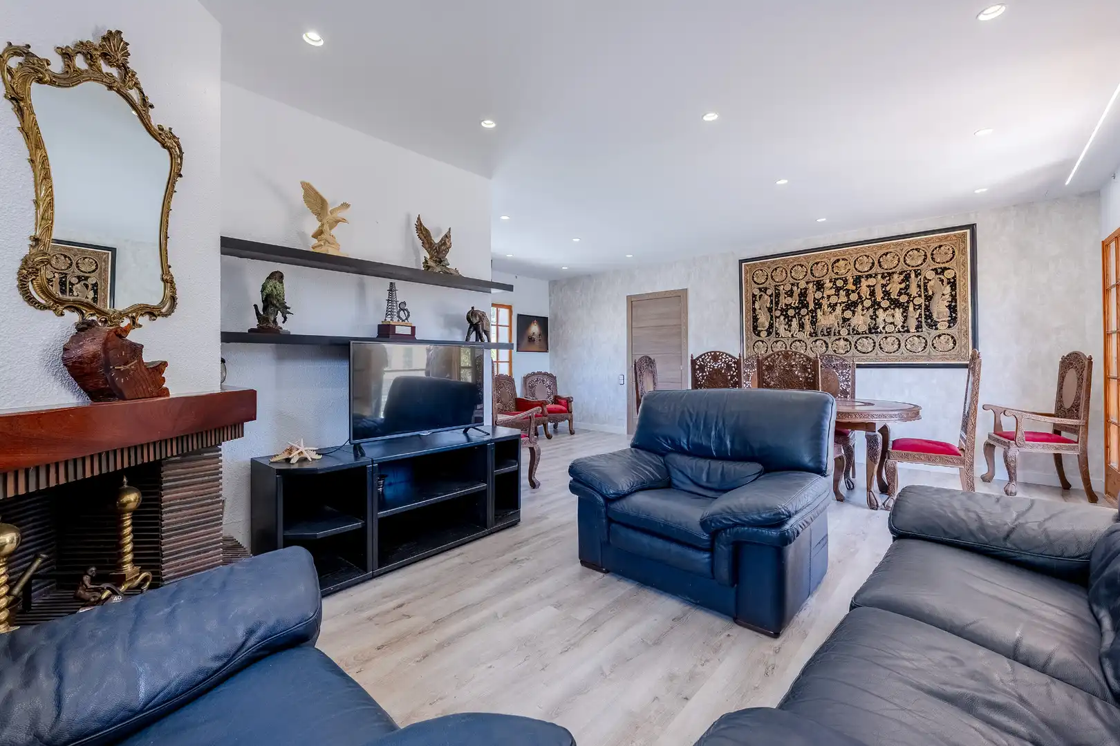Sala d'estar de Casa o xalet en venda en Tiana amb Aire condicionat, Calefacció i Jardí privat