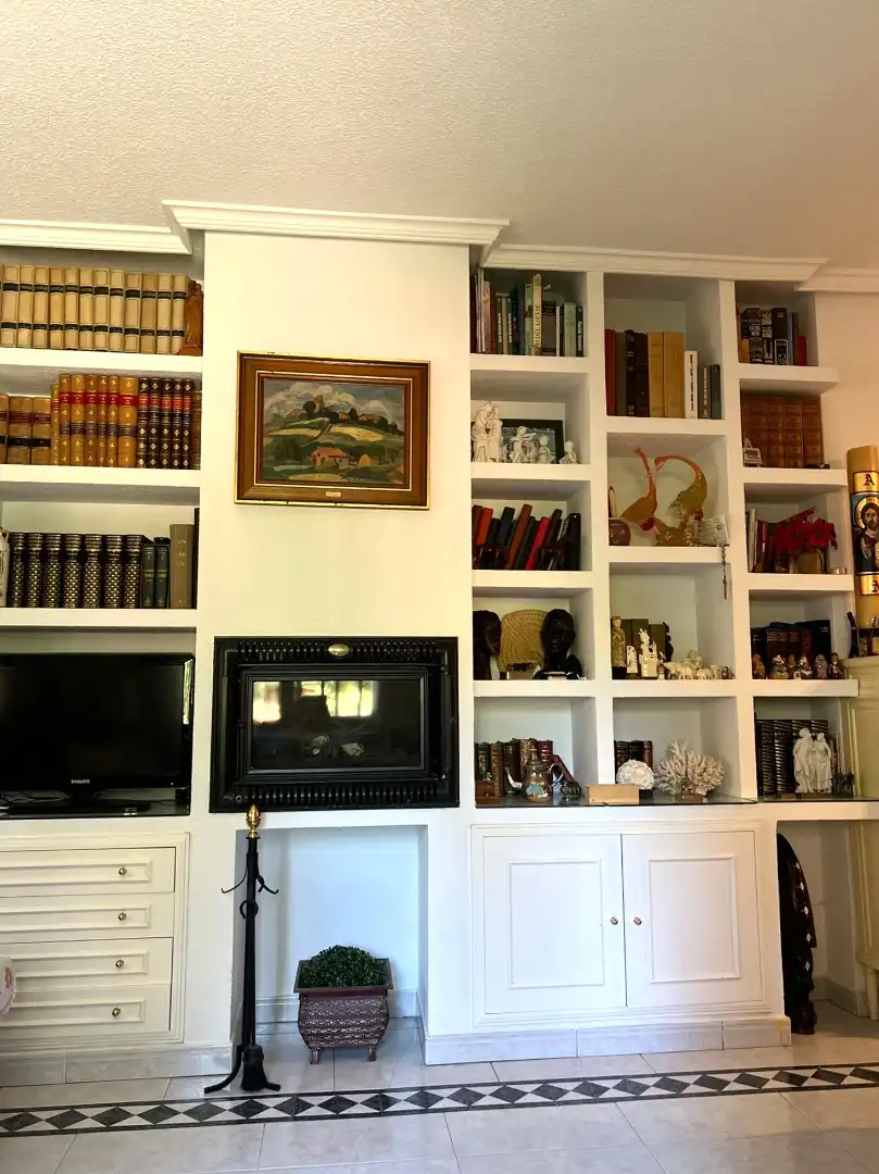 Living room of Houses for sale in Alpedrete  with Private garden, Terrace and Storage room