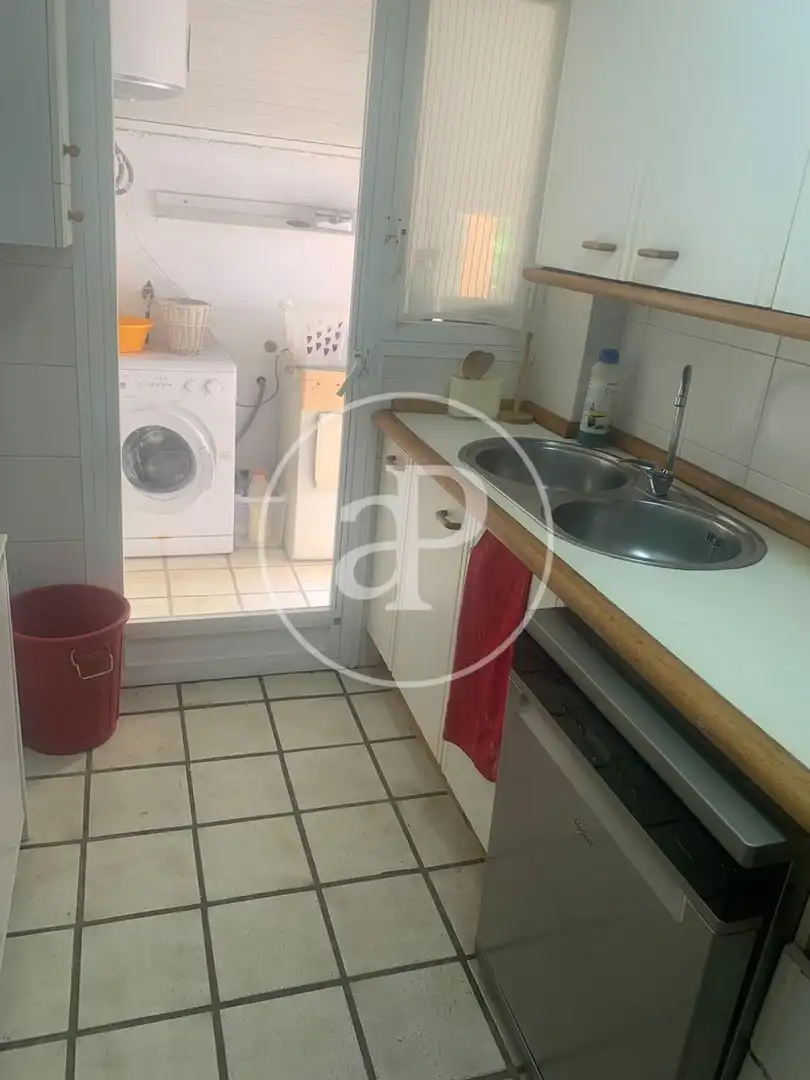 Cuina de Pis de lloguer en Jávea / Xàbia amb Jardí privat, Terrassa i Moblat