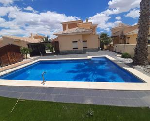 Swimming pool of House or chalet for sale in  Murcia Capital  with Air Conditioner, Terrace and Swimming Pool