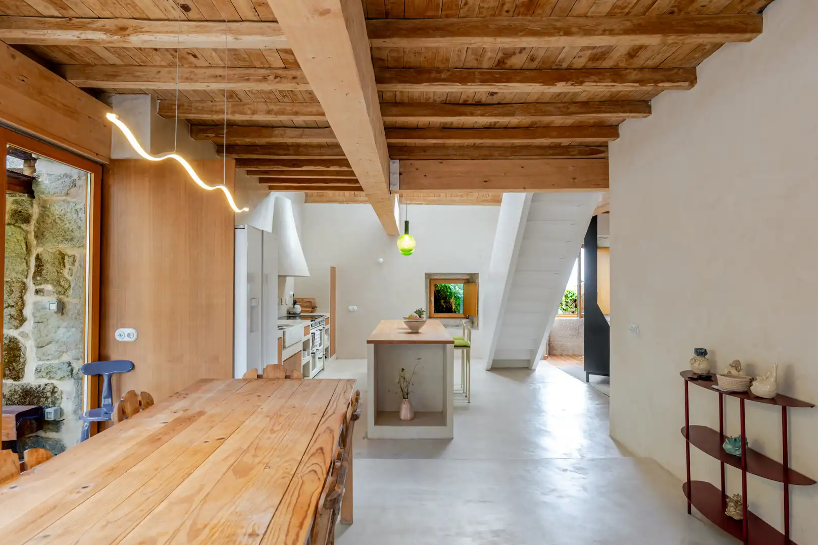 Kitchen of Country homes for sale in Poio  with Swimming Pool and Furnished