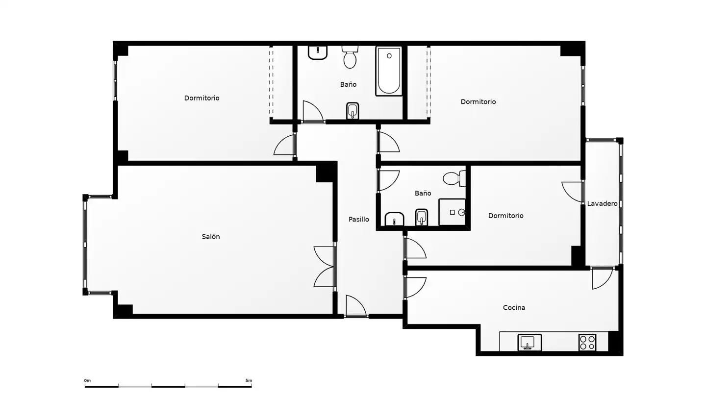 Flat for sale in Madrid  with Air Conditioner, Heating and Terrace