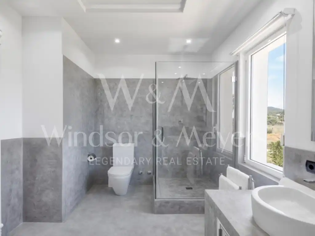 Baño de Casa o chalet en venta en Sant Josep de sa Talaia con Jardín privado, Terraza y Piscina