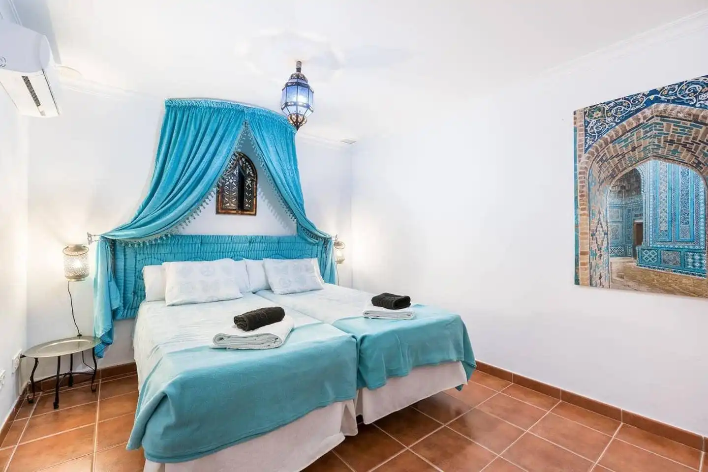 Bedroom of Detached homes for rent in Benalmádena  with Air Conditioner, Heating and Private garden