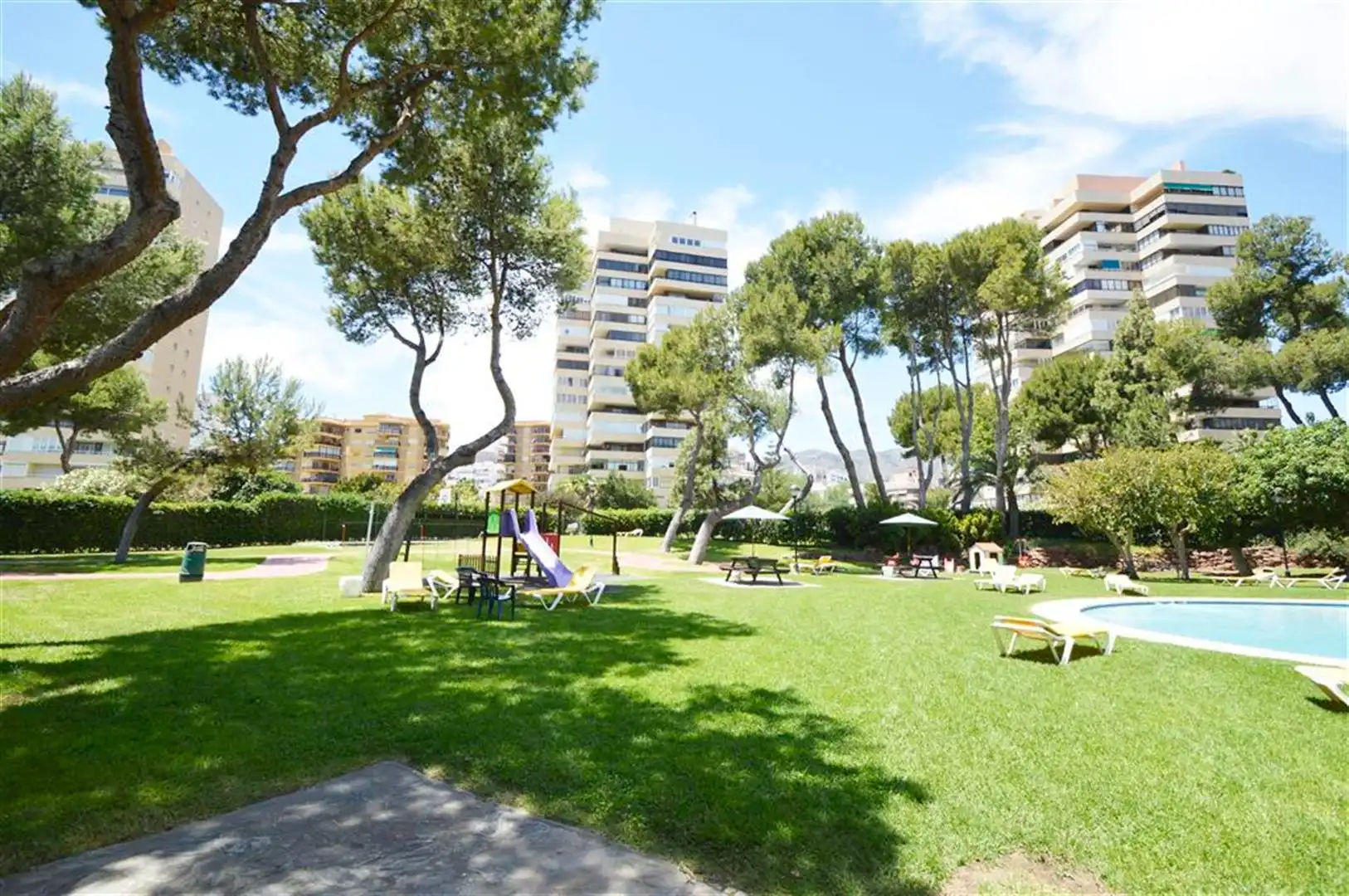 Garden of Flat for sale in Torremolinos  with Air Conditioner, Terrace and Furnished