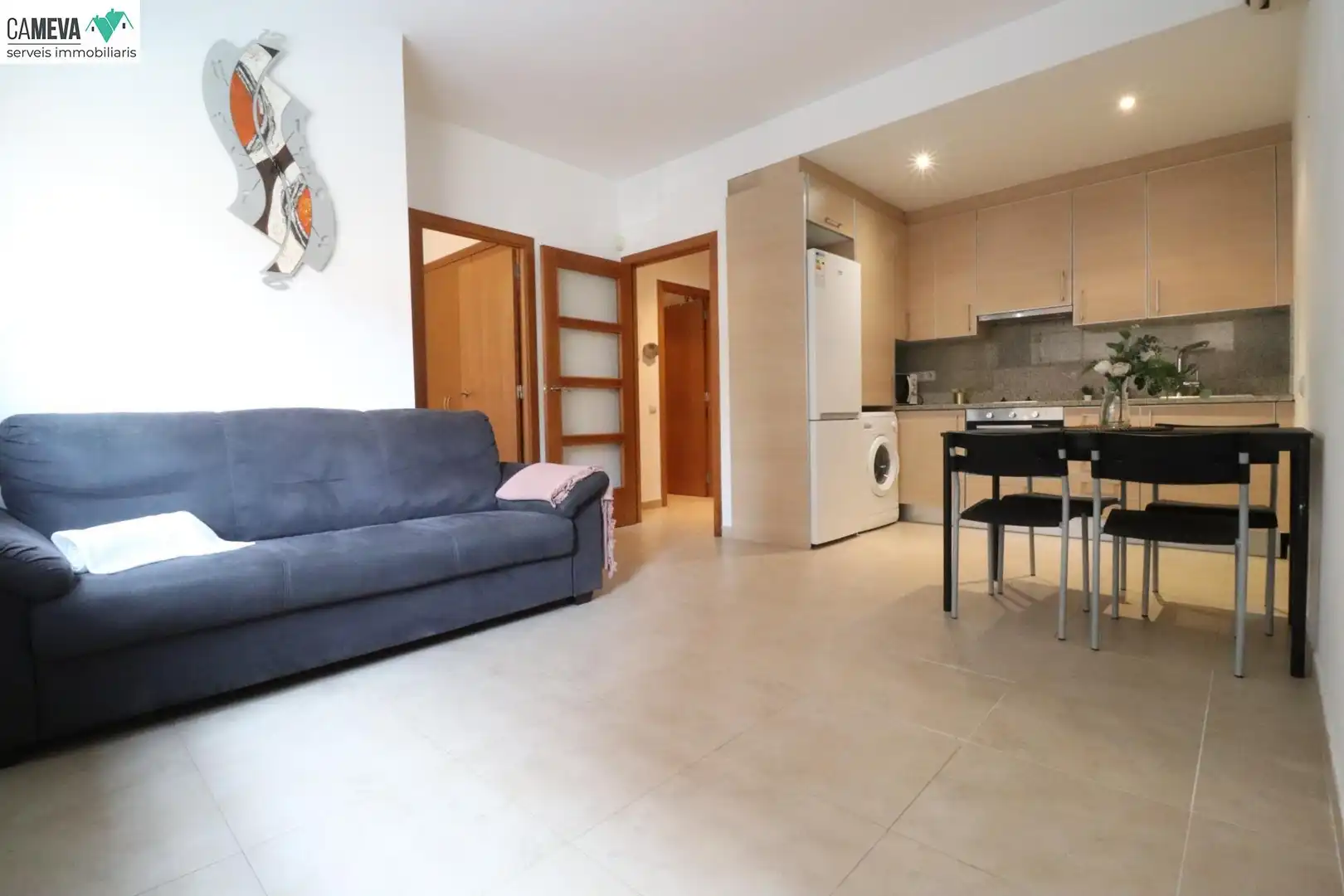 Living room of Ground floor for sale in Terrassa  with Air Conditioner, Heating and Furnished