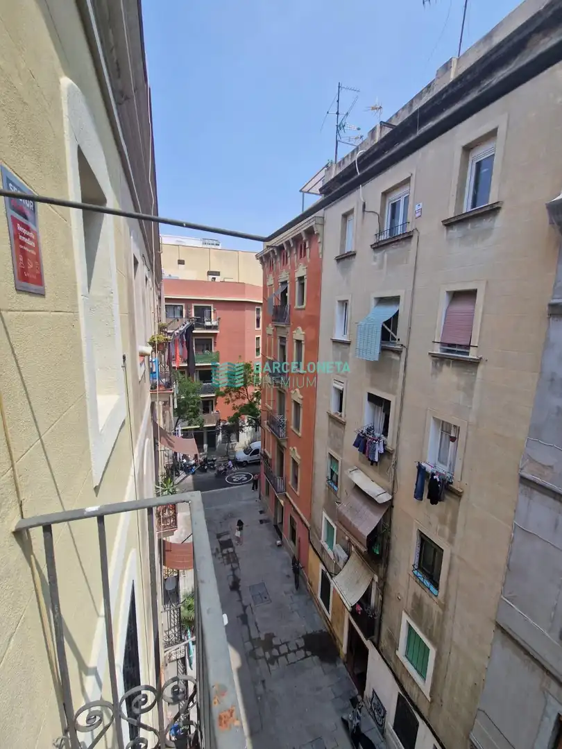 Vista exterior de Pis de lloguer en Barcelona amb Aire condicionat, Terrassa i Moblat