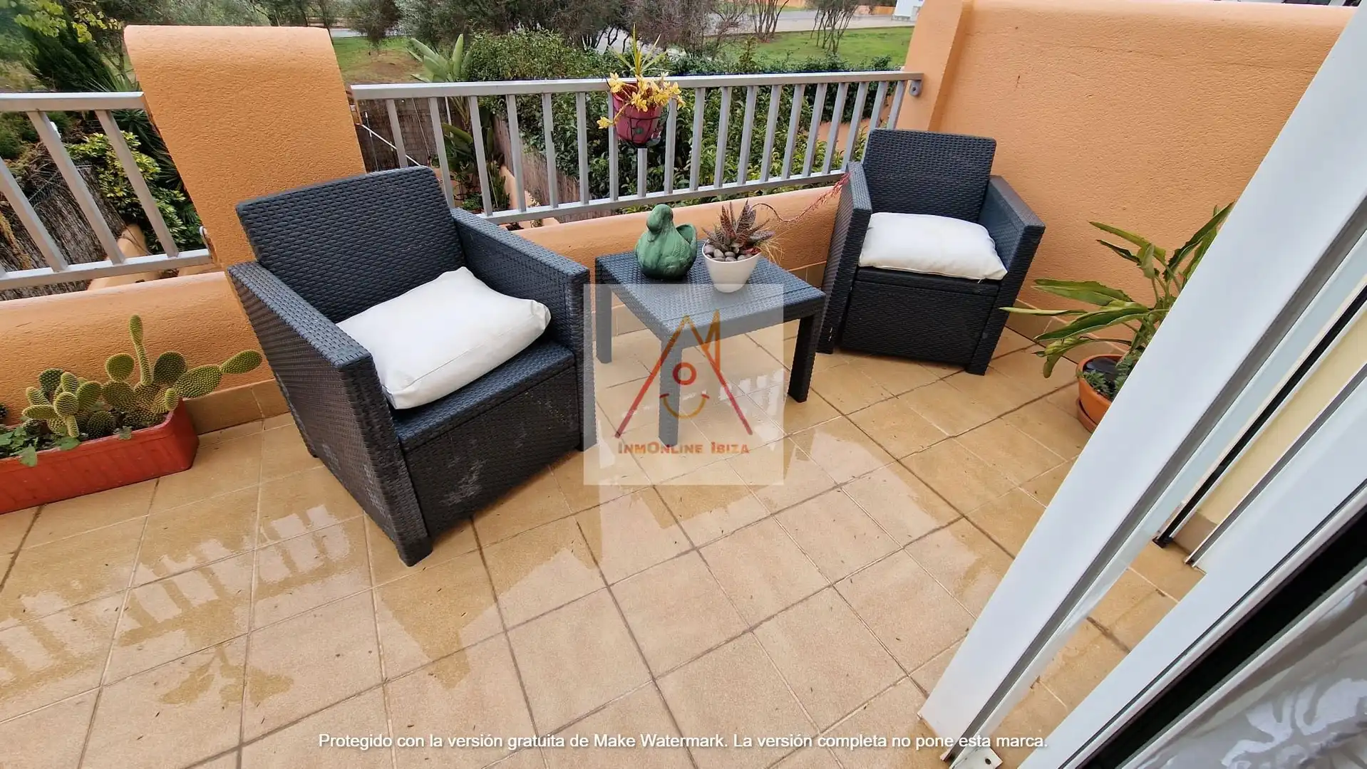 Terrace of Detached homes for rent in Eivissa  with Air Conditioner, Terrace and Swimming Pool