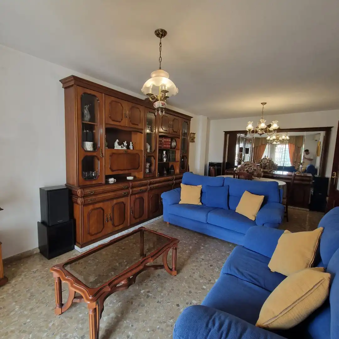 Sala de estar de Piso en venta en Málaga con Aire acondicionado y Terraza