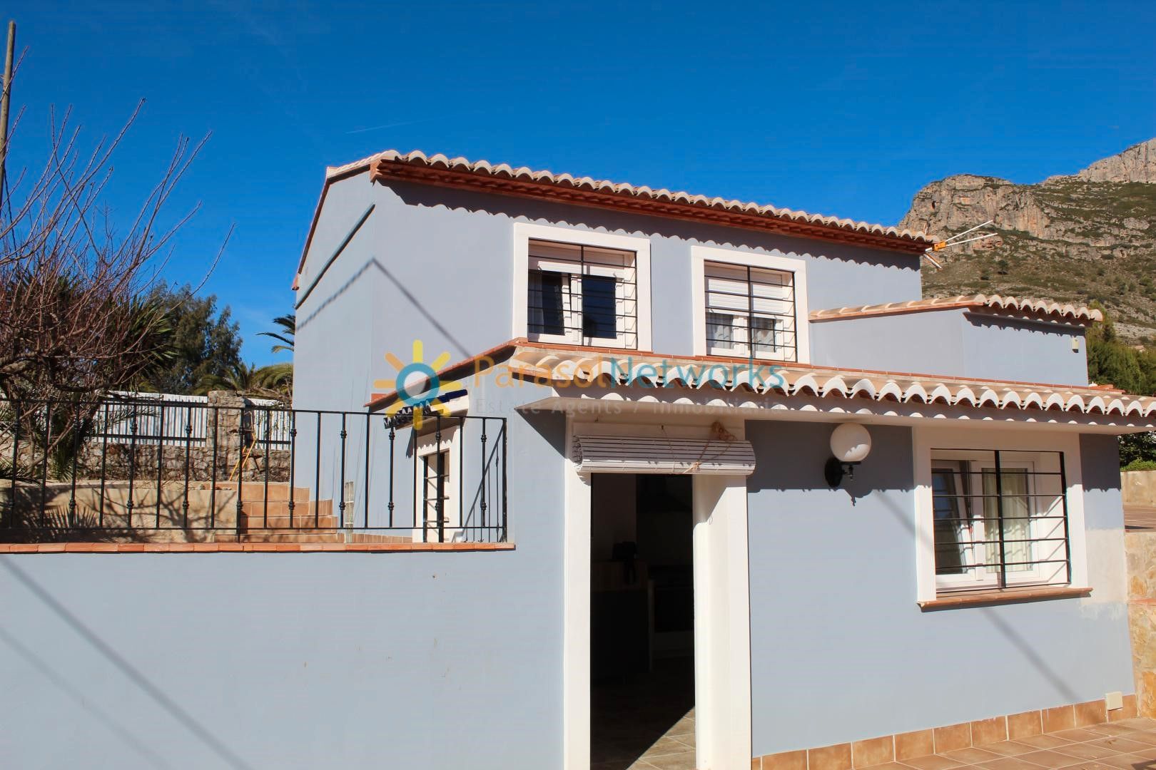 Exterior view of House or chalet to rent in Barx  with Private garden, Terrace and Furnished