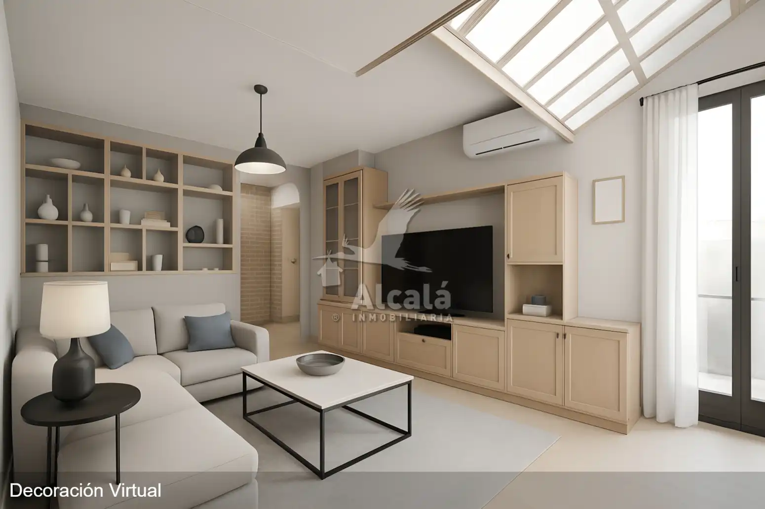 Living room of Flat for sale in Alcalá de Henares  with Air Conditioner, Heating and Terrace