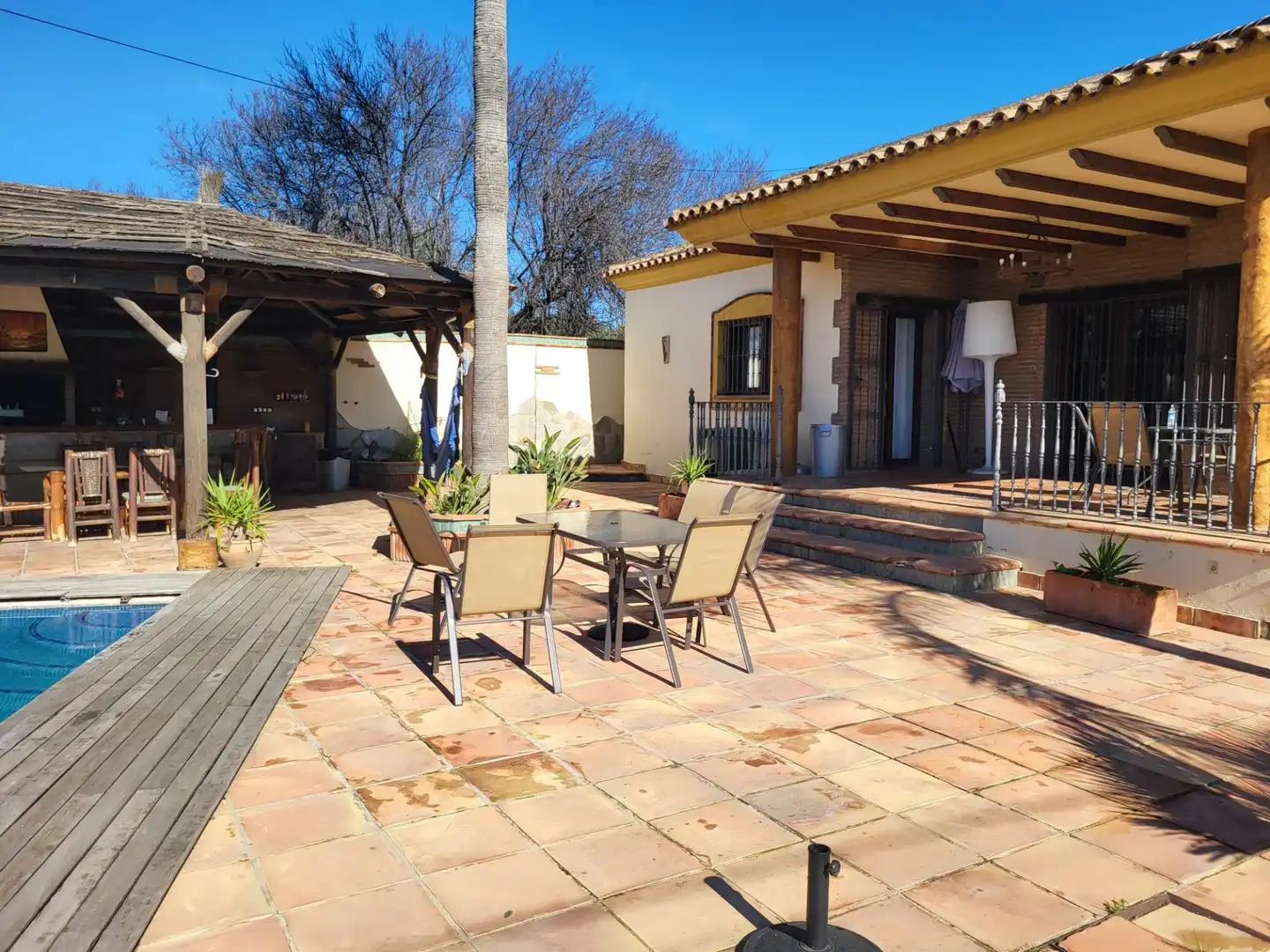 Terrassa de Finca rústica en venda en Marbella amb Aire condicionat, Calefacció i Jardí privat