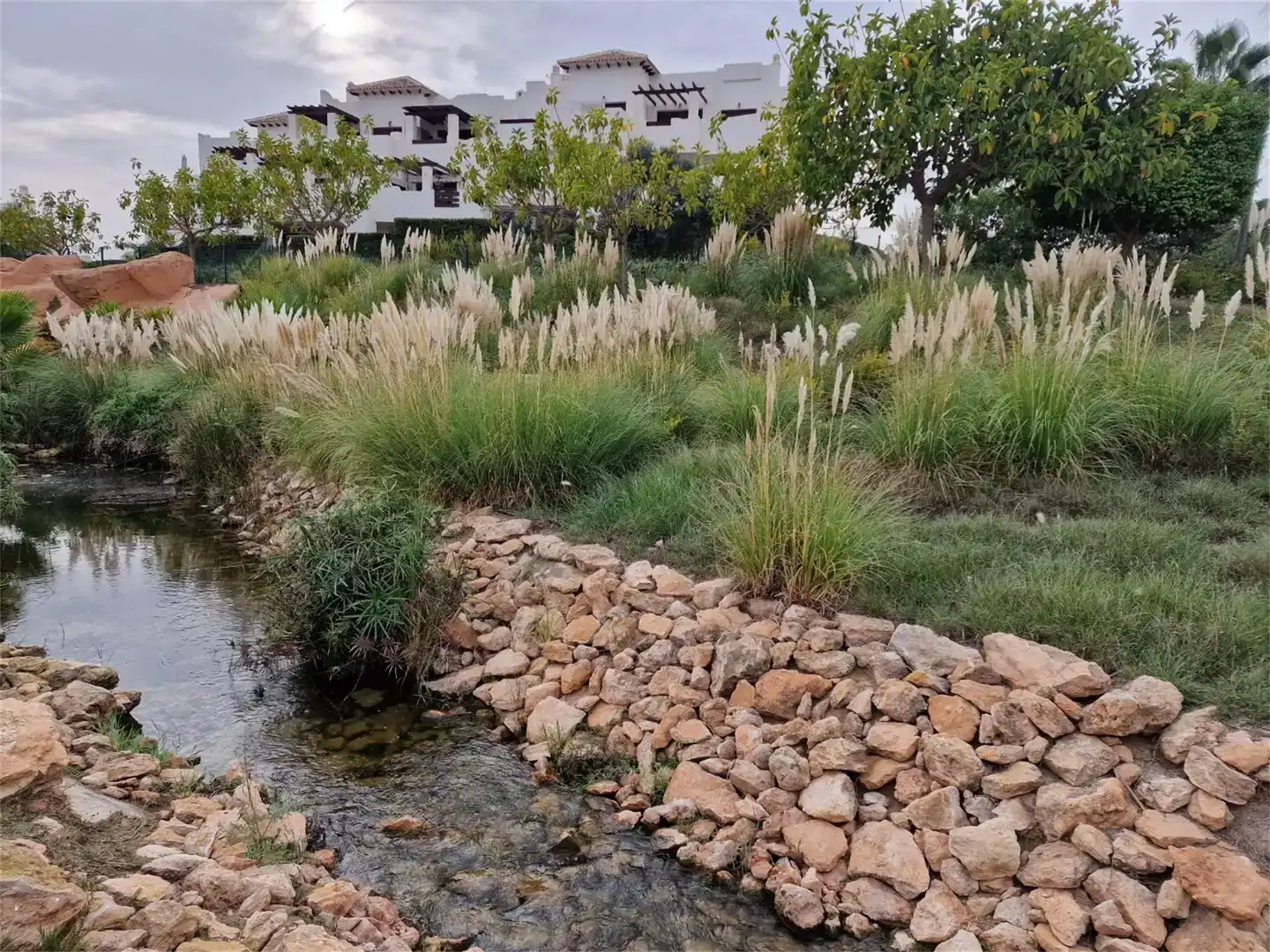 Außenansicht von Wohnung zur Miete in Vera mit Klimaanlage, Privatgarten und Schwimmbad