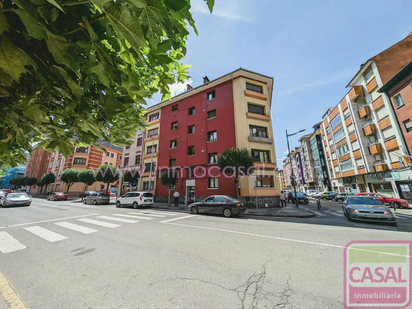 Vista exterior de Piso en venta en Mieres (Asturias) con Calefacción, Trastero y Amueblado