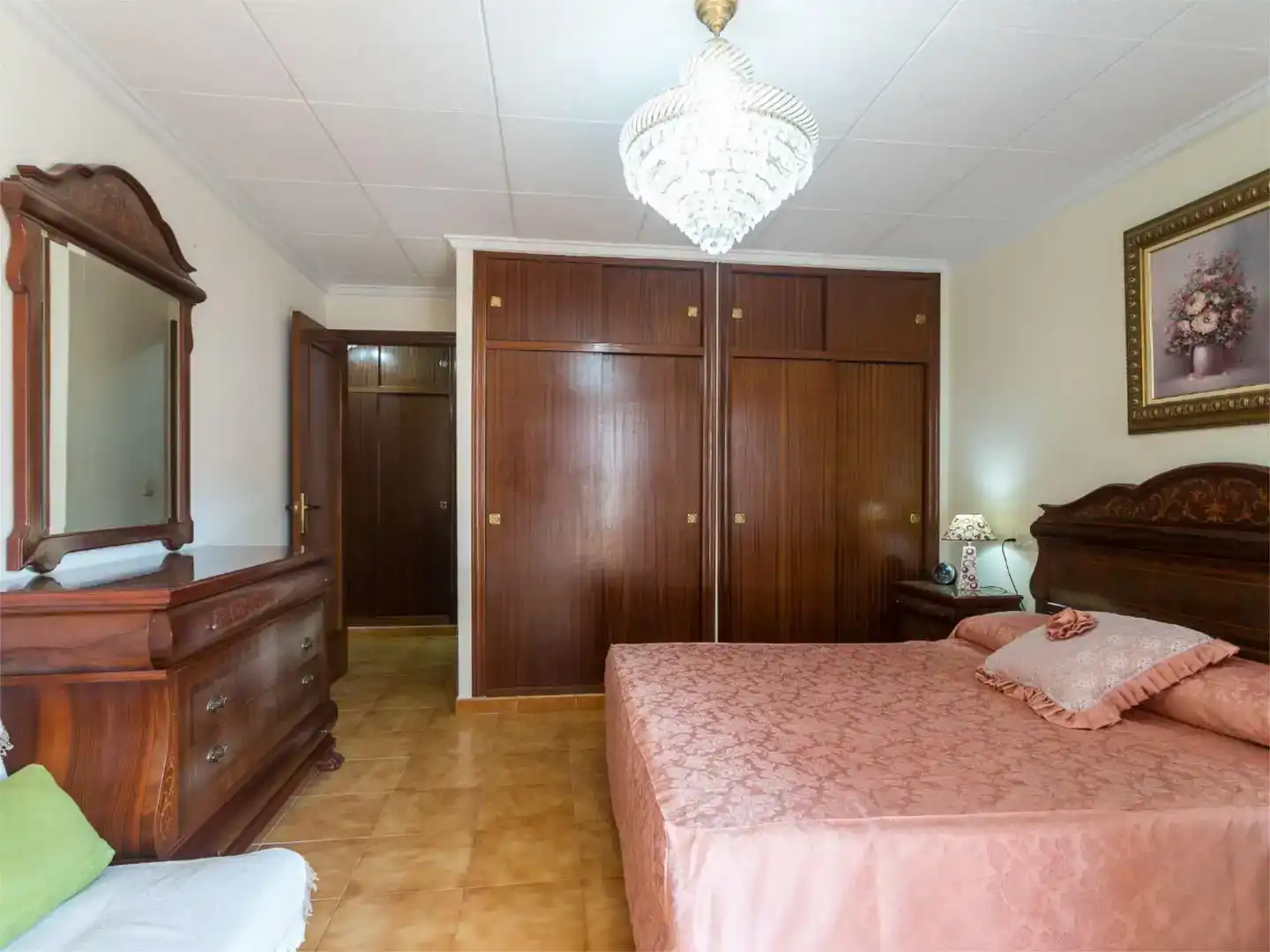 Dormitori de Apartament en venda en Santa Pola amb Aire condicionat, Jardí privat i Piscina