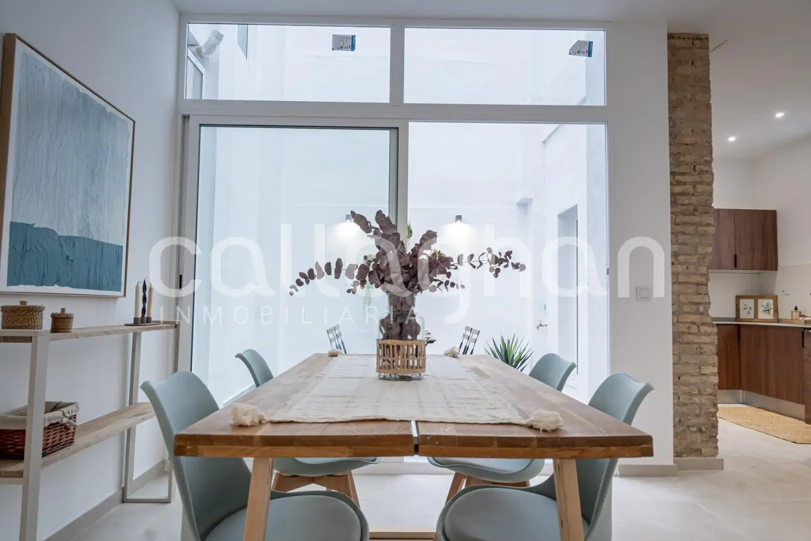 Esszimmer von Erdgeschoss zum Verkauf in Valencia mit Terrasse